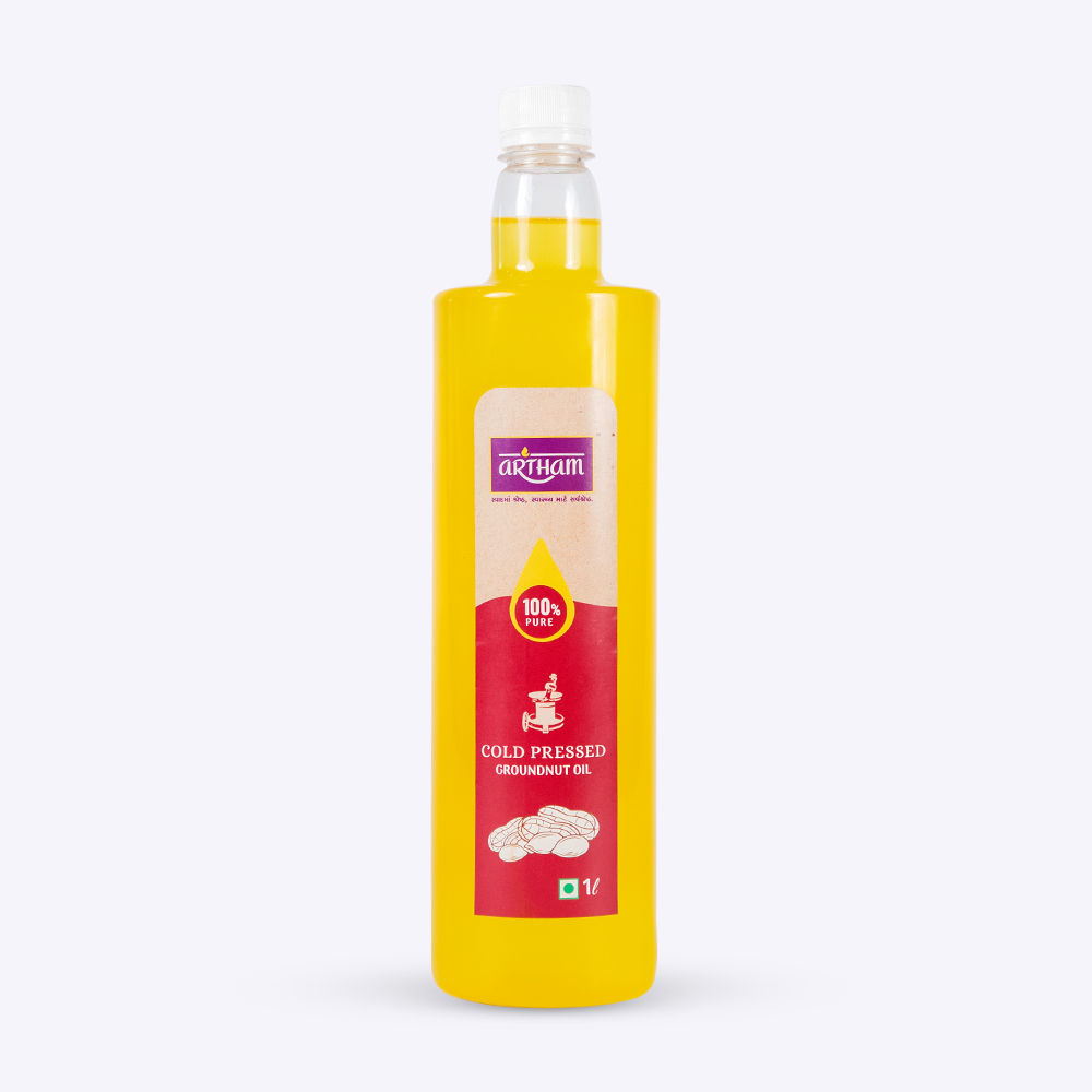 COLD PRESSED GROUND NUT OIL 1L SHREEJAY ENTERPRISE